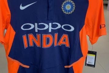 indian team saffron jersey